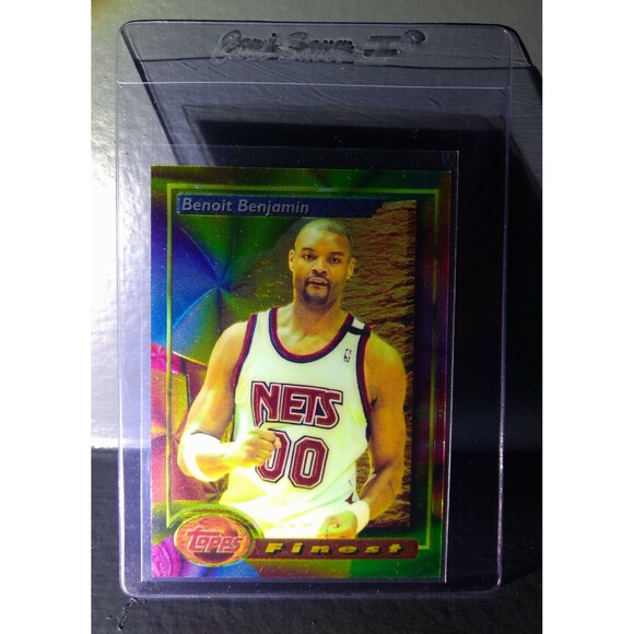 1993-94 Topps Finest Benoit Benjamin #4 Basketball Card - Picture 1 of 2